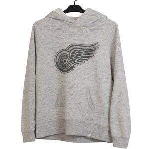Detroit Red Wings Mens Unisex Medium Hoodie 47 Brand Gray Marled Pullover